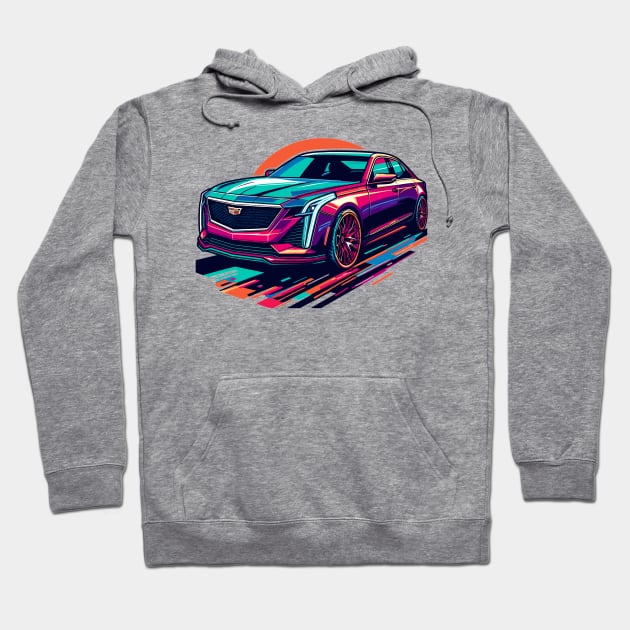 Cadillac CT6 Hoodie by Vehicles-Art